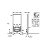 Potinkinis bidė rėmas GROHE Rapid SL 38553001 - Image 2