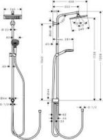 Dušo komplektas Hansgrohe Crometta E 240 27289000 - Image 2