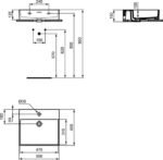 Vonios praustuvas Ideal Standard Extra 500x450x125mm T388401 - Image 2