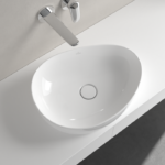 Vonios praustuvas Villeroy&Boch Antao 51x40cm su dugno vožtuvu 4A7351R1 - Image 3