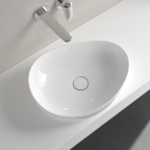 Vonios praustuvas Villeroy&Boch Antao 51x40cm su dugno vožtuvu 4A7351R1