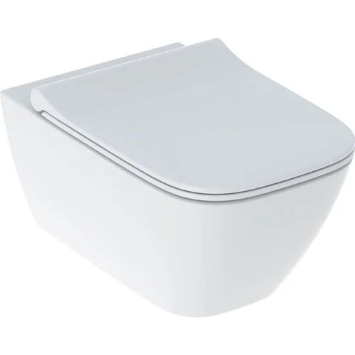 4f79865c53df2eb74ef3d80bb582549d7b5cdd9e_500685011_1 Pakabinamas WC Geberit Smyle Square Rimfree su lėtai užsidarančiu dangčiu 500685011 - Image 1