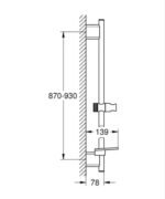 Dušo stovas GROHE Rainshower SmartActive 90 cm - Image 2