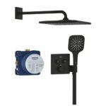 Potinkinis dušo komplektas GROHE Grohtherm SmartControl Rainshower Mono 310 Cube su potinkine dėžute 34865KF0