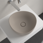 Vonios praustuvas Villeroy&Boch Antao 40x39.5cm Ceramic Plus danga Almond 4A7240AM - Image 4