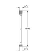 Dušo žarna GROHE Silverflex 150 cm - Image 2