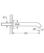 Potinkinis vonios snapas Grohe Essence 221mm - Image 6