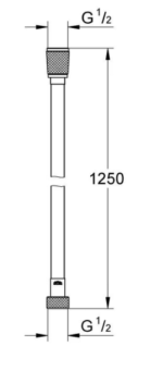 Dušo žarna Grohe Silverflex 125cm - Image 3