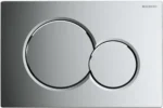 Vandens nuleidimo mygtukas Geberit Sigma01 Round, chromas