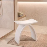 Vonios ir dušo kėdutė–staliukas Solid Surface Balneo LAVO - Image 2