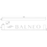 Rankšluosčių laikiklis Balneo QARX Model 2 60 cm - Image 4